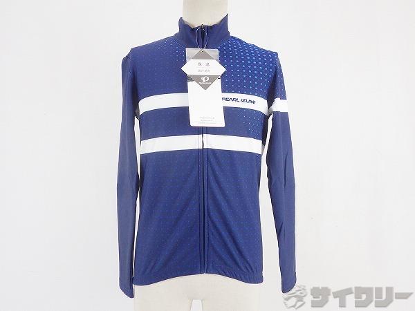 長袖フルジップウィンタージャージ IGNITE 3660-BL Mサイズ ネービー