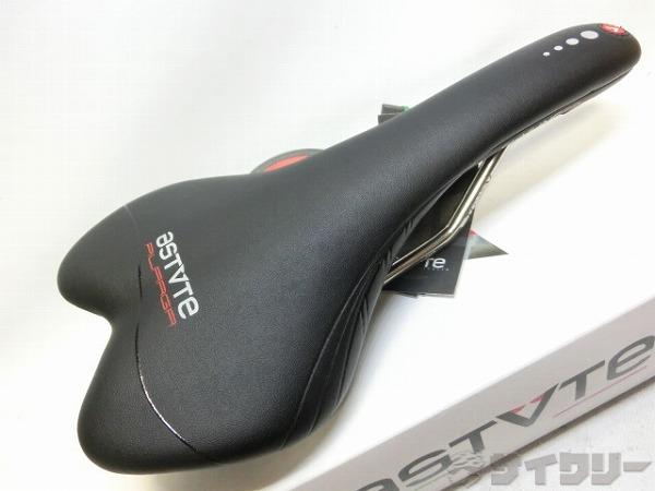 サドル SKYLINE SR チタンバナジウムレール　ブラック/ブラック　※べたつき