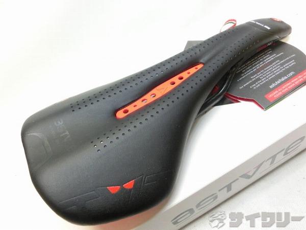 サドル STARLITE カーボンレール ブラック/レッド