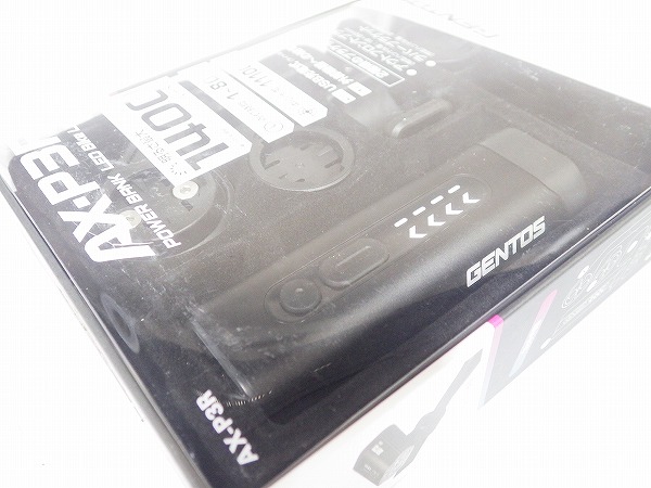 フロントライト　AX-P3R　POWER BANK LED BIKE Light　ブラック