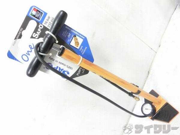 フロアポンプ ONE ウッドプリント ART098