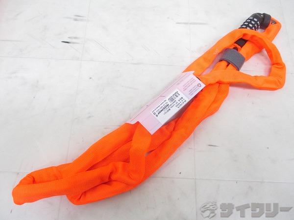 チェーンロック 蜜柑 4mm×180㎝ オレンジ