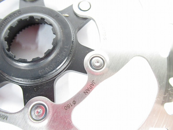 ディスクローター　SM-RT70-S　センターロック対応　160mm