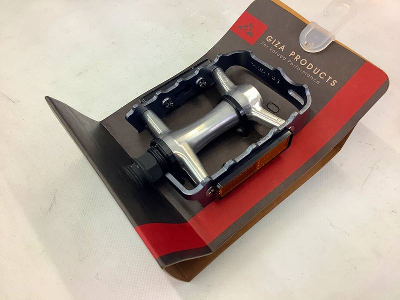 フラットペダル　PDL10008 ブラック/シルバー