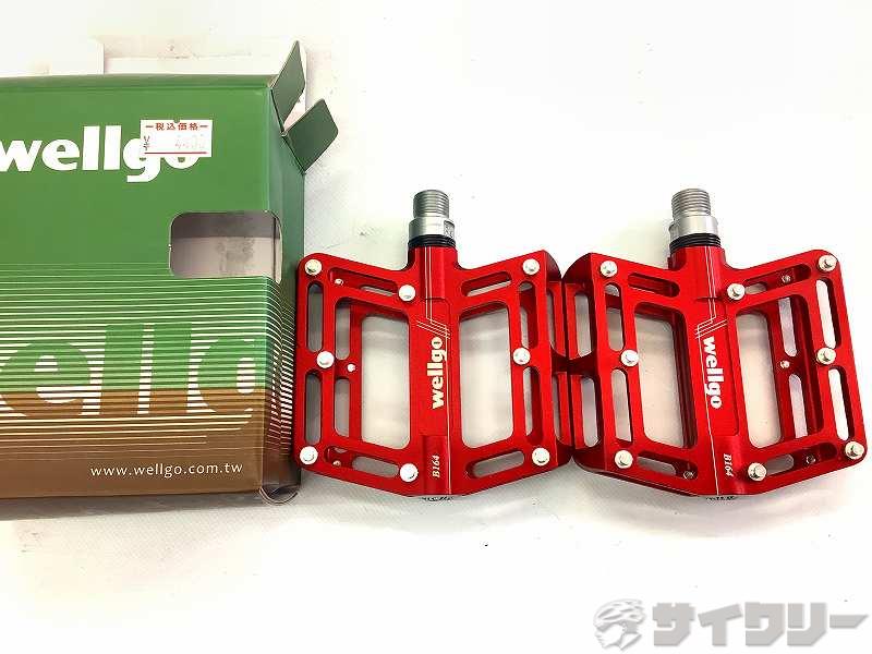 フラットペダル B164 レッド