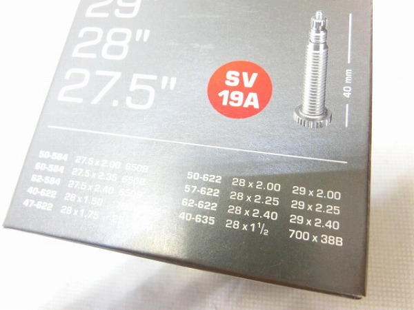チューブ 27.5×2.00-2.40/29×1.50-2.40 仏式40mm