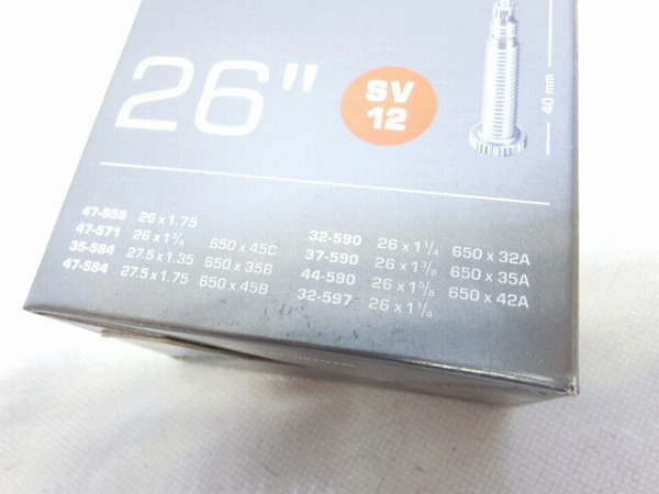 チューブ 26×1.75/27.5×1.35-1.75 仏式40mm