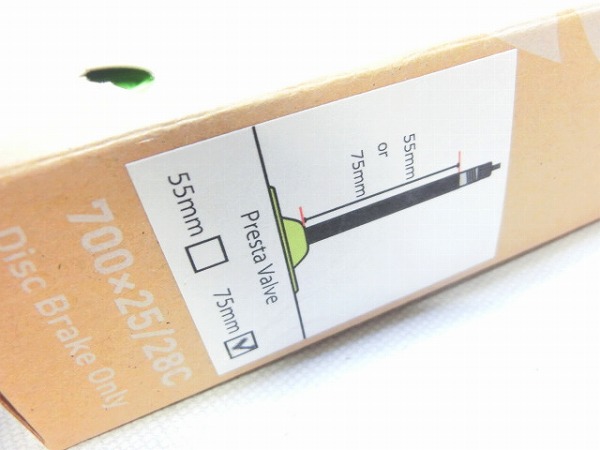 TPUチューブ 700×25-28C 仏式75mm