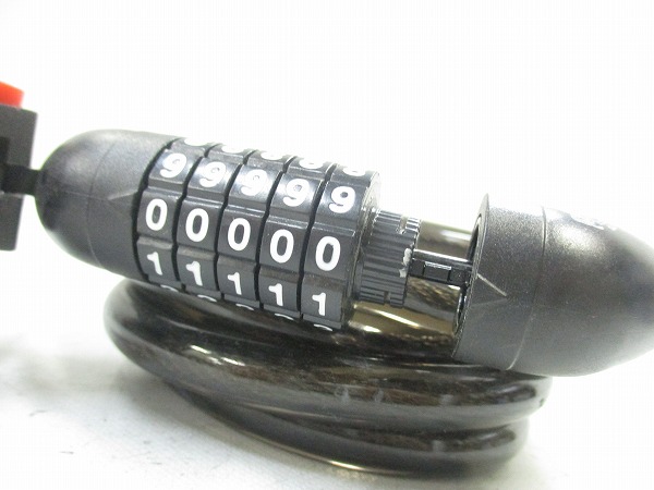 ダイヤル式ロック 5桁 ブラック