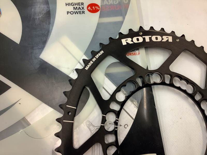 楕円チェーンリング Qring 53t/PCD110mm/5穴