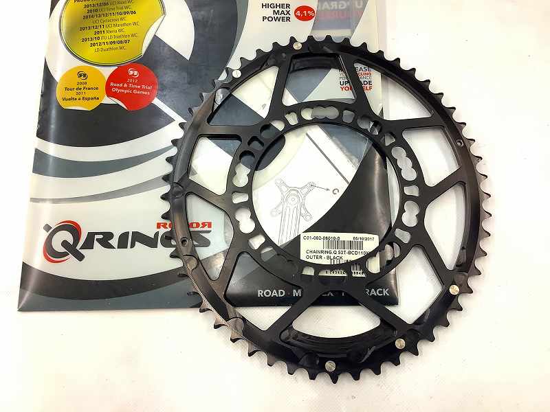 楕円チェーンリング Qring 53t/PCD110mm/5穴