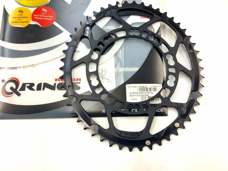 楕円チェーンリング Qring 50t/PCD110mm/5穴