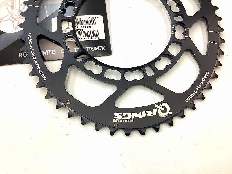 楕円チェーンリング Qring 50t/PCD110mm/5穴