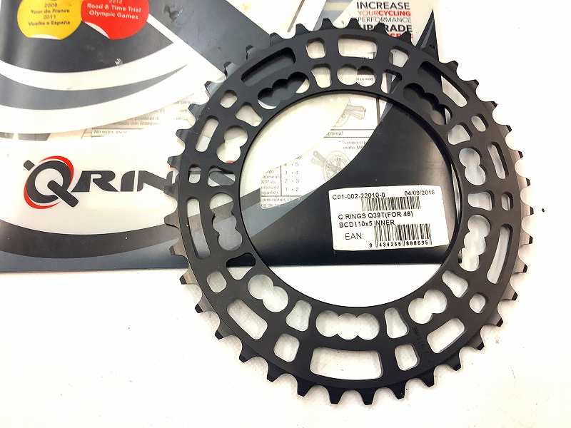 楕円インナーチェーンリング 39ｔ/PCD110mm/5穴