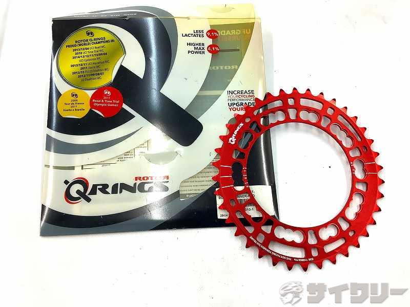 楕円インナーチェーンリング RED 38ｔ/PCD110mm/5穴