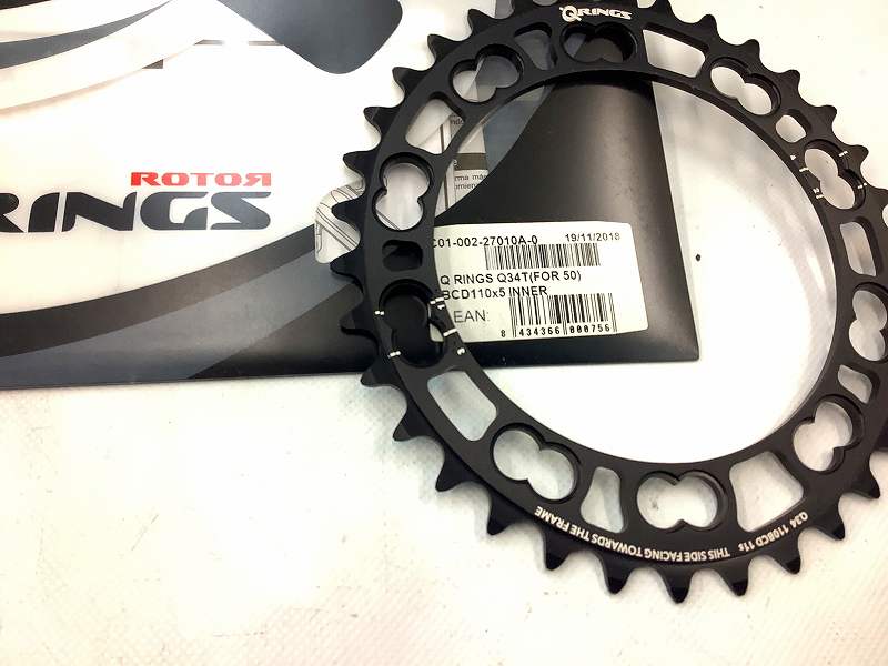 楕円インナーチェーンリング 34ｔ/PCD110mm/5穴