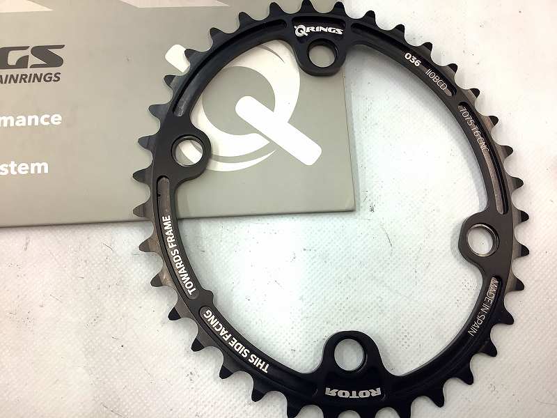 楕円インナーチェーンリング Qring 36ｔ/PCD110mm/4穴