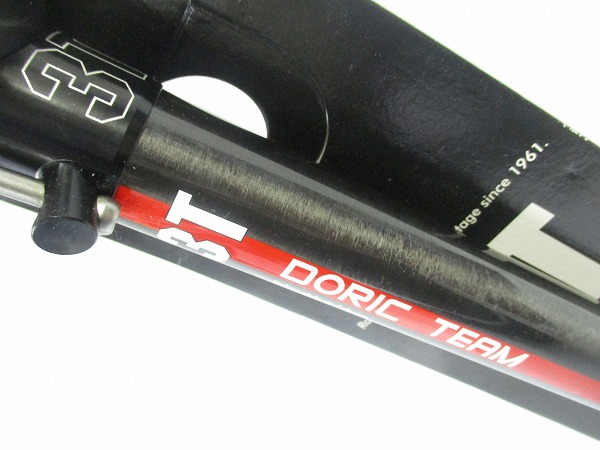 カーボンシートポスト DORIC TEAM φ31.6mm/280mm ブラック/レッド