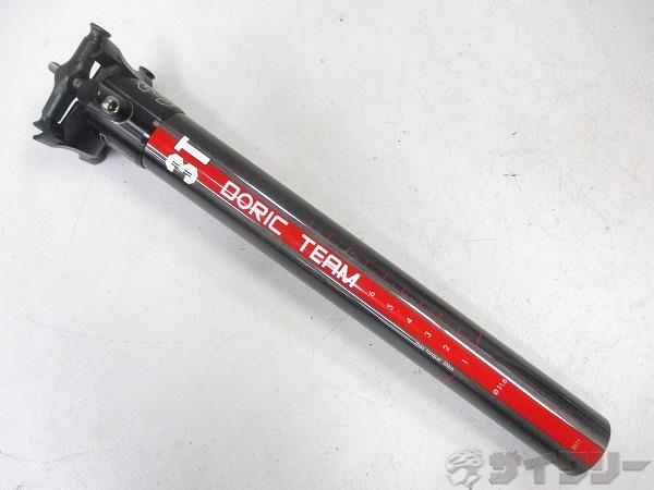 カーボンシートポスト DORIC TEAM φ31.6mm/280mm ブラック/レッド※傷あり