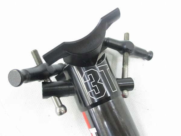 カーボンシートポスト DORIC TEAM φ31.6mm/280mm ブラック/レッド※傷あり