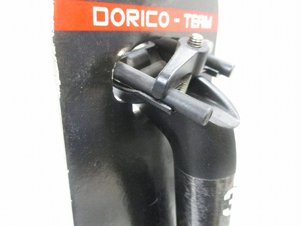 カーボンシートポスト DORICO TEAM 31.6mm/350mm ブラック/ホワイト 25SB