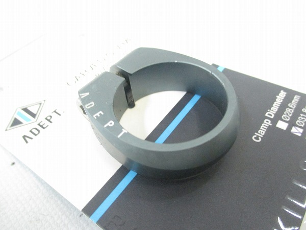 シートクランプ CARVED CLAMP ガンメタリック φ31.8mm ※擦れ傷あり