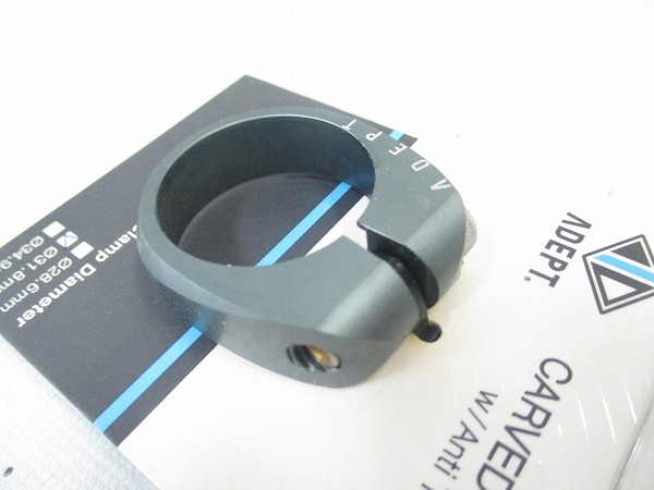 シートクランプ CARVED CLAMP ガンメタリック φ31.8mm ※擦れ傷あり