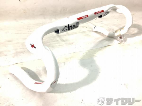 カーボンドロップハンドル NEO MORPHE ホワイト 440/31.8㎜