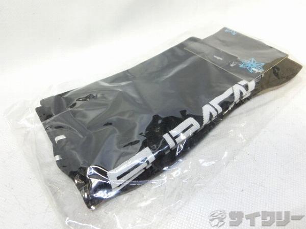 ソックス ブラック/ホワイト S-M（24-27㎝）