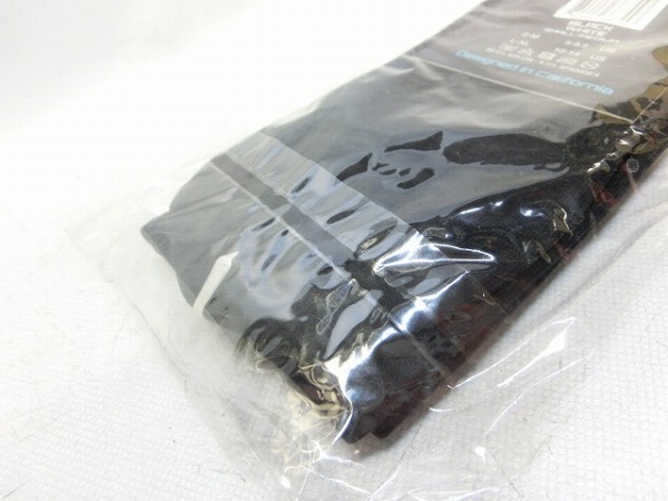 ソックス ブラック/ホワイト S-M（24-27㎝）