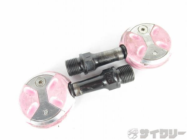 ビンディングペダル ZERO　ピンク　クロモリシャフト　※ガタ有