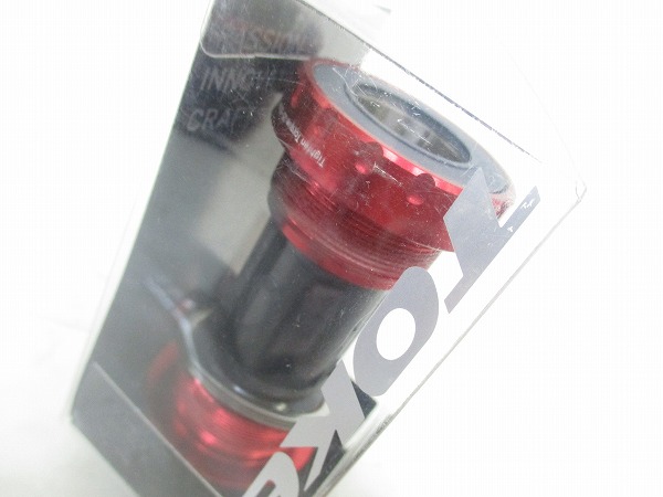 ボトムブラケット TK878EX レッド JIS/68mm/φ24mm