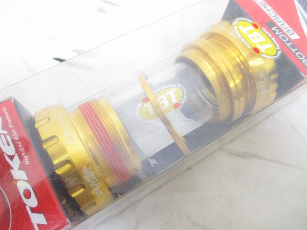 ボトムブラケット TK877TBT ゴールド JIS/68-73mm/φ24mm