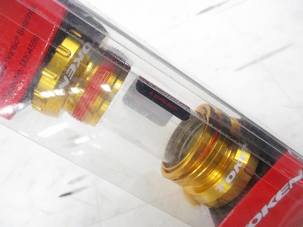 ボトムブラケット TK877TBT ゴールド JIS/68-73mm/φ24mm