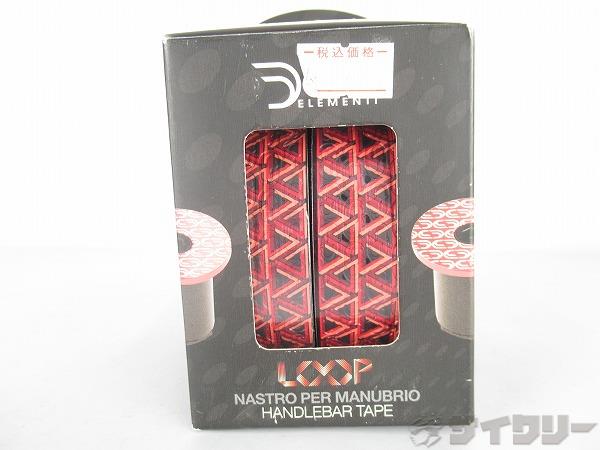 バーテープ　LOOP ブラック/レッド