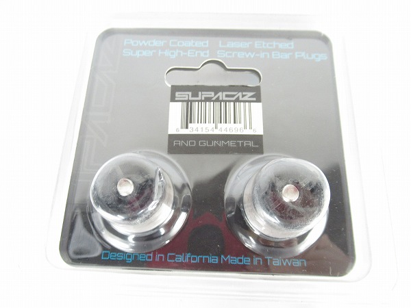 バーエンドキャップ STARPLUGZ ANO GUNMETAL