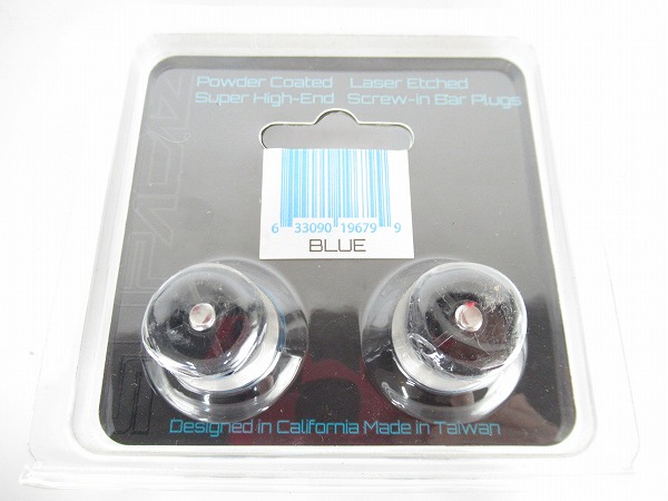 バーエンドキャップ STARPLUGZ ブルー