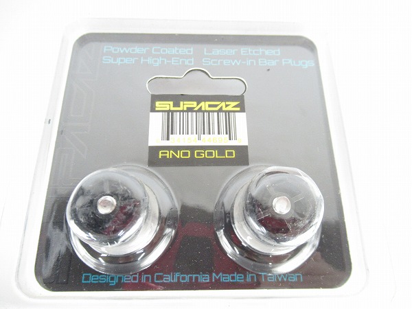 バーエンドキャップ STARPLUGZ ANO GOLD