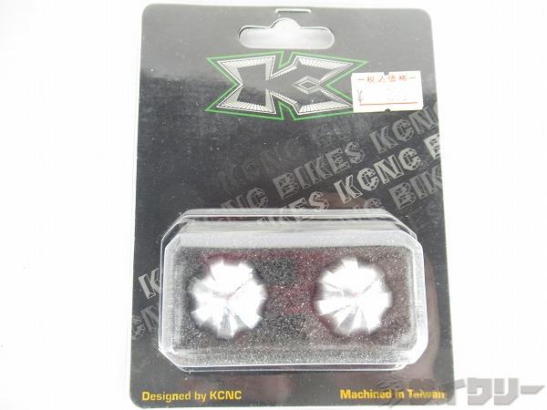 バーエンドプラグ CNC HANDLE BAR CAP シルバー