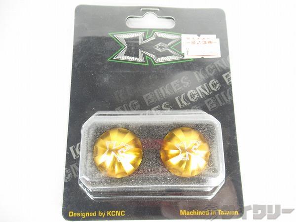 バーエンドプラグ CNC HANDLE BAR CAP ゴールド