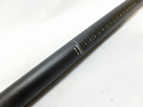 シートポスト ブラック 375mm/φ30.9mｍ