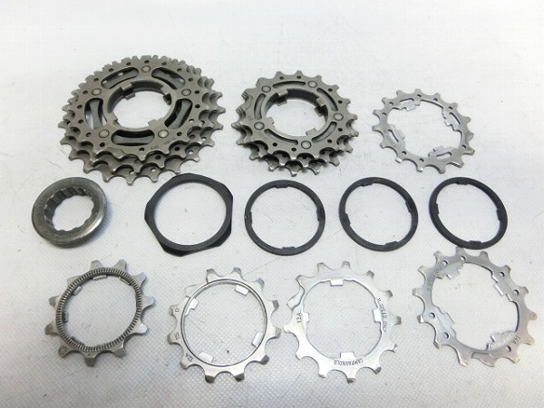 スプロケット SUPER RECORD 11s/11-23ｔ ロー6枚チタン