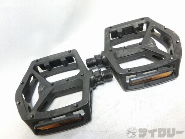 フラットペダル　ブラック