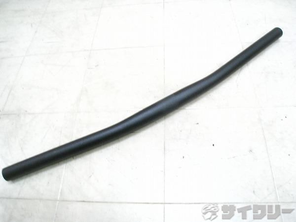 フラットバー 540/25.4mm アルミ ブラック