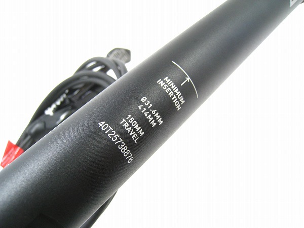 ドロッパーシートポスト reverb150 31.6/414mm 150mmトラベル