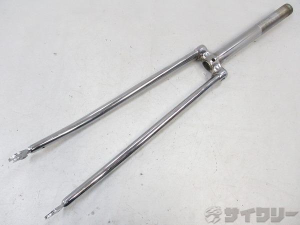 ねじ切りクロモリフォーク 700c 205mm 1インチ