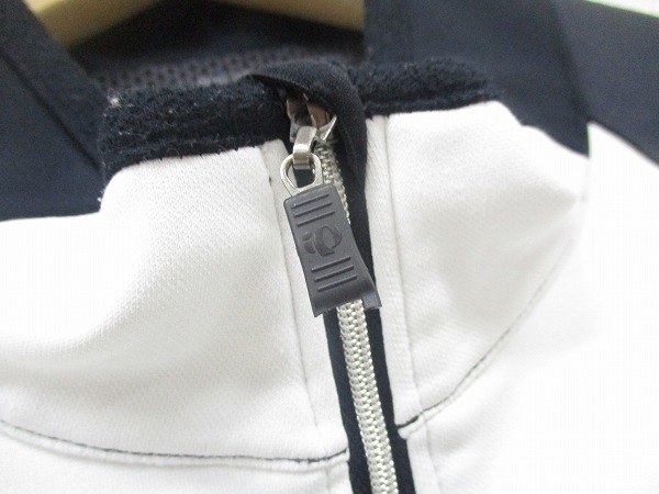 フルジップ長袖ジャージ ホワイト/ブラック THERMODRESS NEO