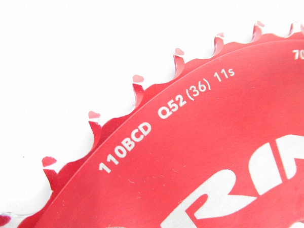 楕円チェーンリング　Q-RING　52T　シマノ（5アーム）　PCD：110mm　11s対応