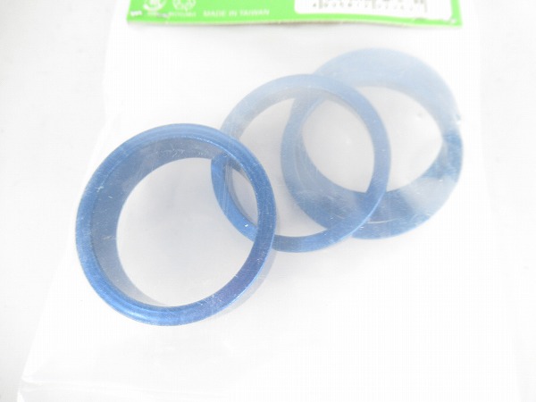 コラムスペーサーセット　ブルー　OSコラム用　5枚