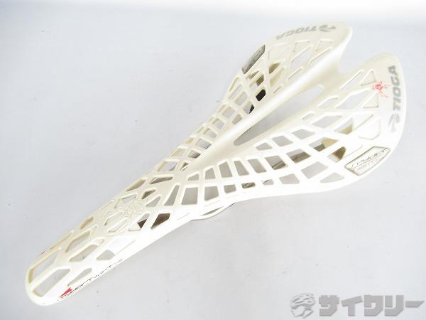 サドル SPYDER TWINTAIL ホワイト（変色）